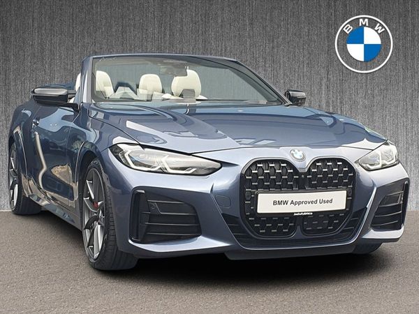 BMW 4-Series Cabriolet, Diesel Hybrid, 2022, Blue