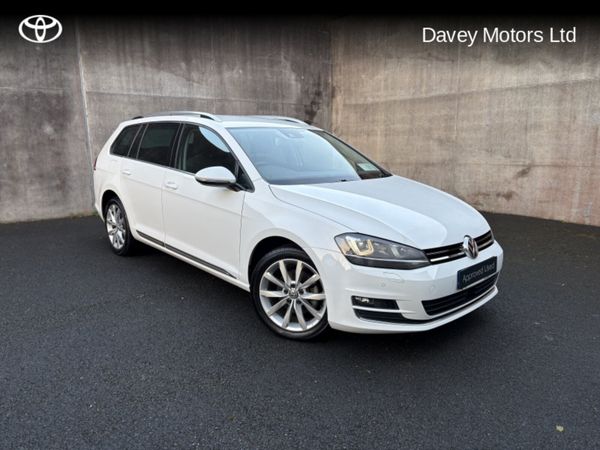 Volkswagen Golf Estate, Petrol, 2014, White