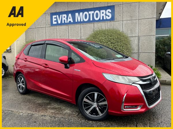Honda Fit Hatchback, Petrol Hybrid, 2018, Red