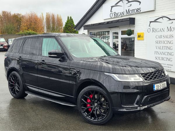 Land Rover Range Rover Sport Estate, Petrol Plug-in Hybrid, 2020, Black