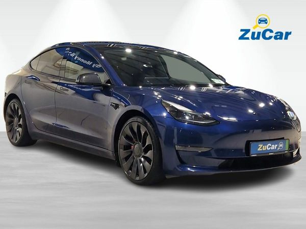 Tesla Model 3 Saloon, Electric, 2023, Blue