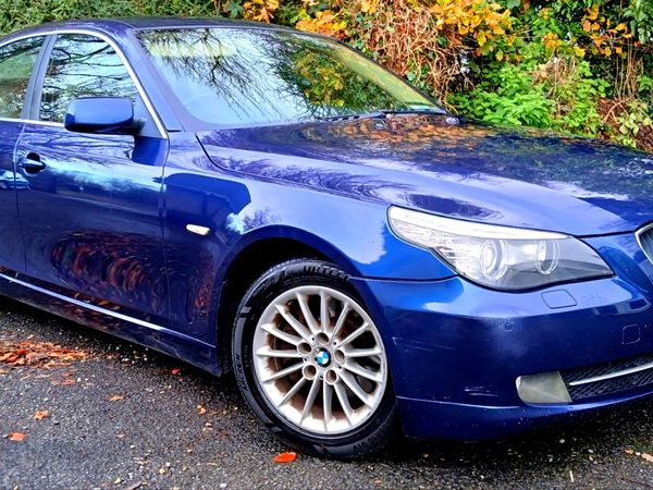 BMW 5-Series Saloon, Diesel, 2008, Blue
