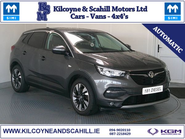 Vauxhall Grandland X Hatchback, Diesel, 2018, Grey