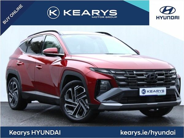 Hyundai Tucson SUV, Petrol Plug-in Hybrid, 2025, Red