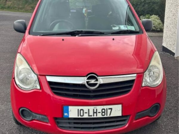Opel Agila Hatchback, Petrol, 2010, Red