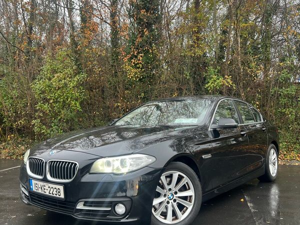 BMW 5-Series Saloon, Diesel, 2015, Black