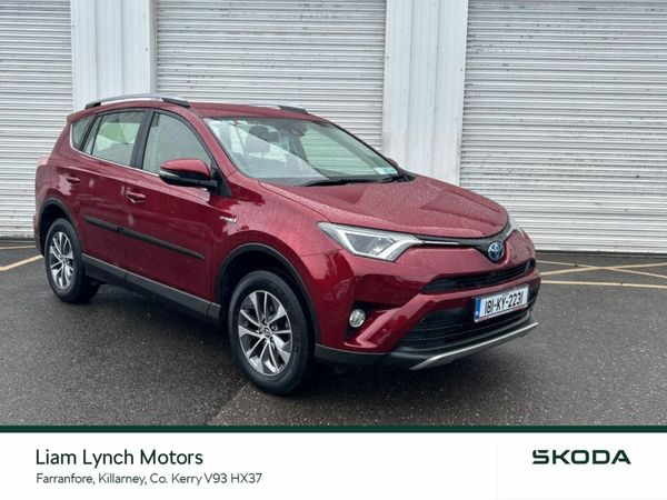 Toyota RAV4 SUV, Petrol Hybrid, 2018, Red