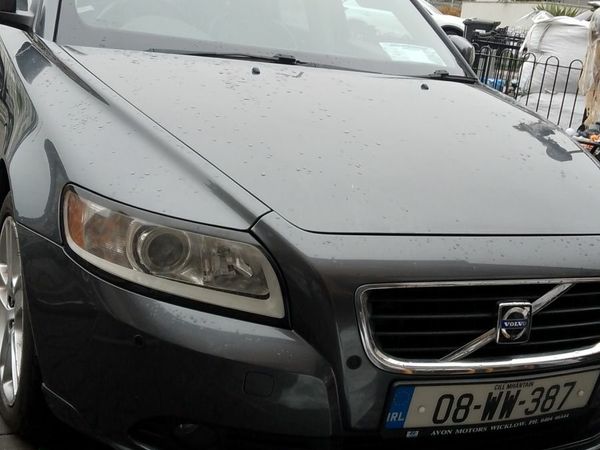 Volvo S40 Saloon, Ethanol Petrol, 2008, Grey
