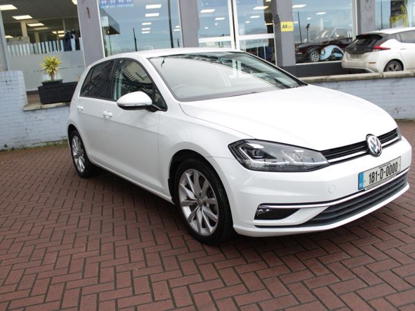 Volkswagen Golf Hatchback, Petrol, 2018, White