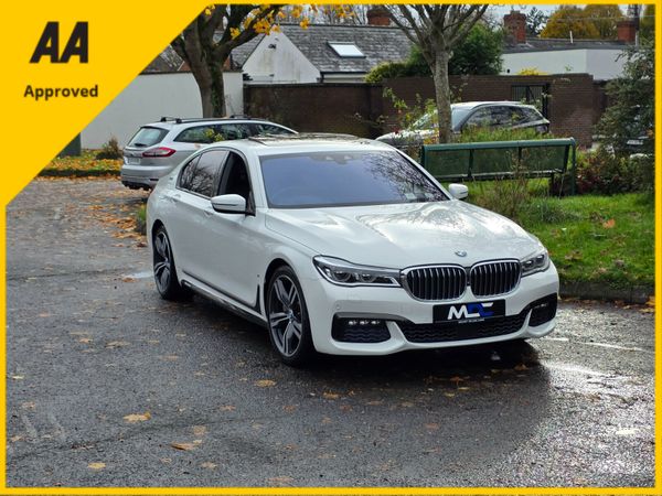 BMW 7-Series Saloon, Petrol Plug-in Hybrid, 2016, White