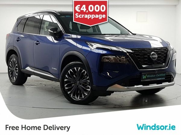 Nissan X-Trail SUV, Petrol Hybrid, 2025, Blue