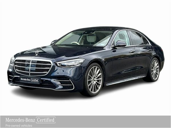 Mercedes-Benz S-Class Saloon, Petrol Plug-in Hybrid, 2024, Blue