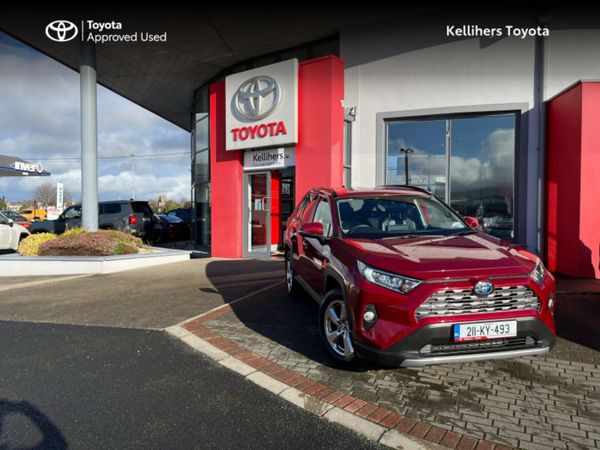 Toyota RAV4 SUV, Petrol Hybrid, 2021, Red