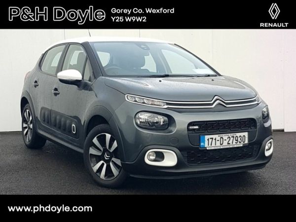 Citroen C3 Hatchback, Petrol, 2017, Grey