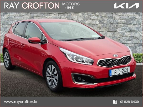 Kia Ceed Hatchback, Diesel, 2018, Red