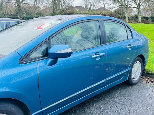 Honda Civic Saloon, Petrol Hybrid, 2008, Blue