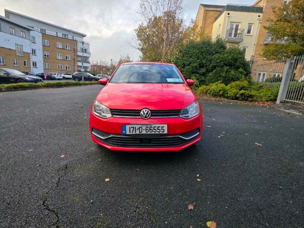 Volkswagen Polo Hatchback, Petrol, 2017, Red