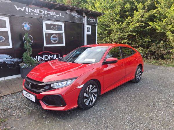 Honda Civic Hatchback, Petrol, 2018, Red