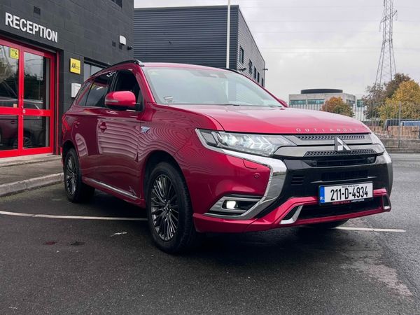 Mitsubishi Outlander SUV, Petrol Plug-in Hybrid, 2021, Red
