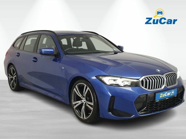 BMW 3-Series Estate, Diesel Hybrid, 2023, Blue