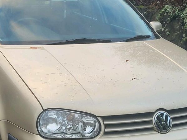Volkswagen Golf Hatchback, Petrol, 2002, Gold