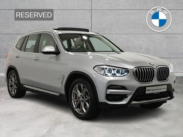 BMW X3 SUV, Petrol Plug-in Hybrid, 2021, Silver