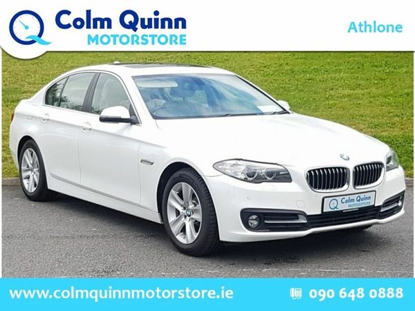BMW 5-Series Saloon, Diesel, 2016, White