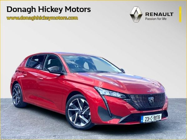 Peugeot 308 Hatchback, Petrol, 2023, Red