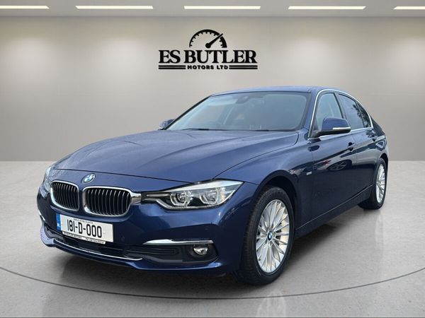 BMW 3-Series Saloon, Diesel, 2018, Blue