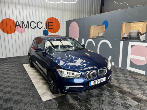 BMW 1-Series Hatchback, Diesel, 2016, Blue