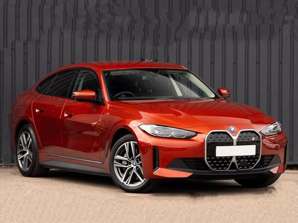 BMW i4 Hatchback, Electric, 2022, Orange