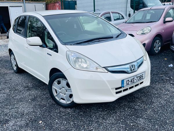 Honda Fit Hatchback, Petrol Hybrid, 2012, White