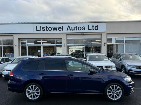 Volkswagen Golf Estate, Petrol, 2019, Blue