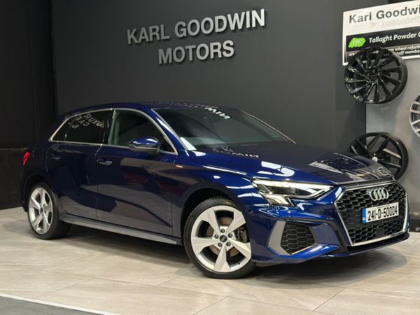Audi A3 Hatchback, Petrol Plug-in Hybrid, 2024, Blue