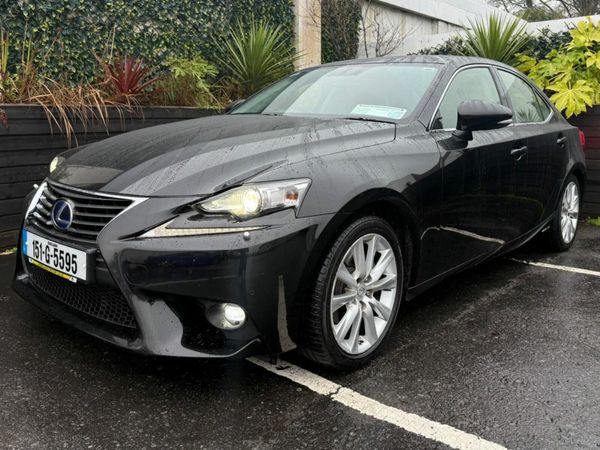 Lexus IS Saloon, Petrol Hybrid, 2015, Black