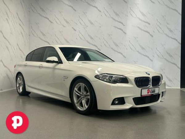 BMW 5-Series Saloon, Diesel, 2016, White