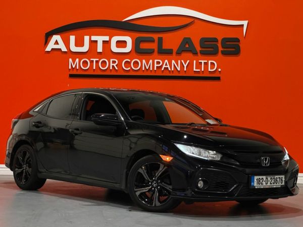 Honda Civic Hatchback, Petrol, 2018, Black