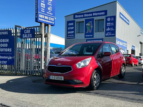 Kia Venga Hatchback, Petrol, 2017, Red