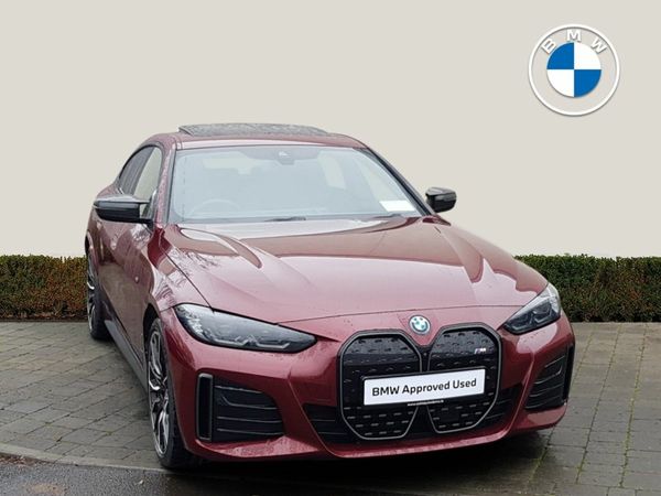 BMW i4 Saloon, Electric, 2023, Red