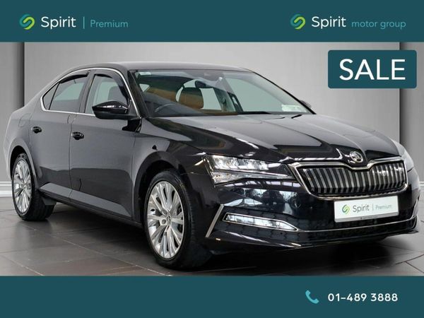 Skoda Superb Saloon, Petrol Plug-in Hybrid, 2020, Black