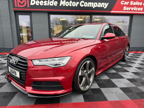 Audi A6 Saloon, Diesel, 2015, Red