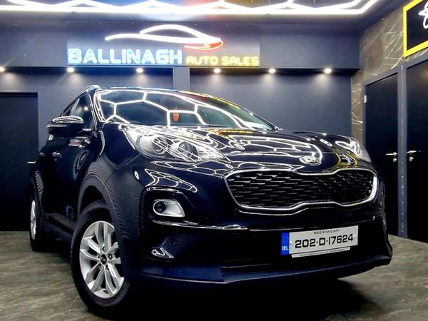 Kia Sportage SUV, Diesel Hybrid, 2020, Black