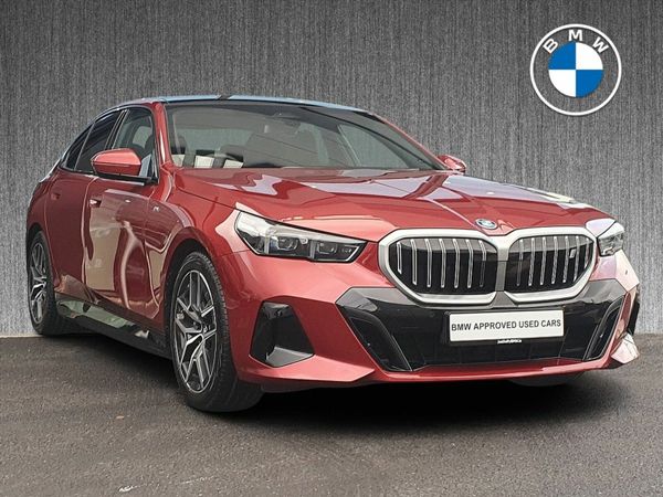 BMW i5 Saloon, Electric, 2025, Red