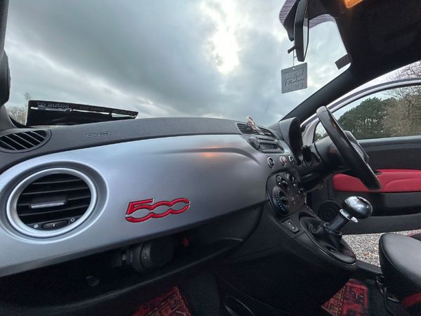 Fiat 500 Hatchback, Petrol, 2015, White