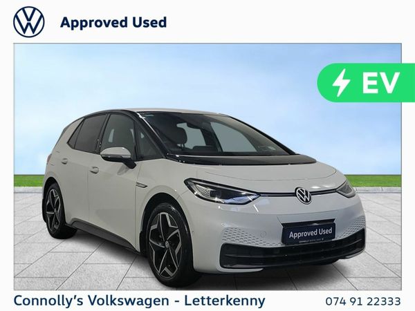 Volkswagen ID.3 Hatchback, Electric, 2022, White