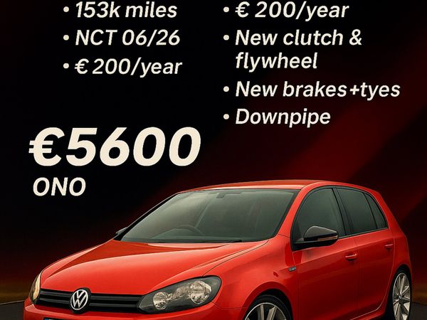Volkswagen Golf Hatchback, Diesel, 2010, Red