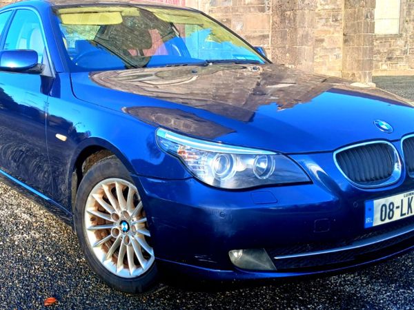 BMW 5-Series Saloon, Diesel, 2008, Blue