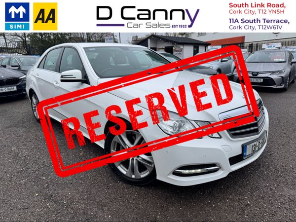Mercedes-Benz E-Class Saloon, Diesel, 2013, White
