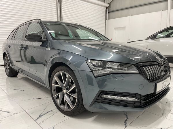 Skoda Superb Estate, Petrol Hybrid, 2021, Grey