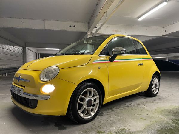 Fiat 500 Hatchback, Petrol, 2009, Yellow